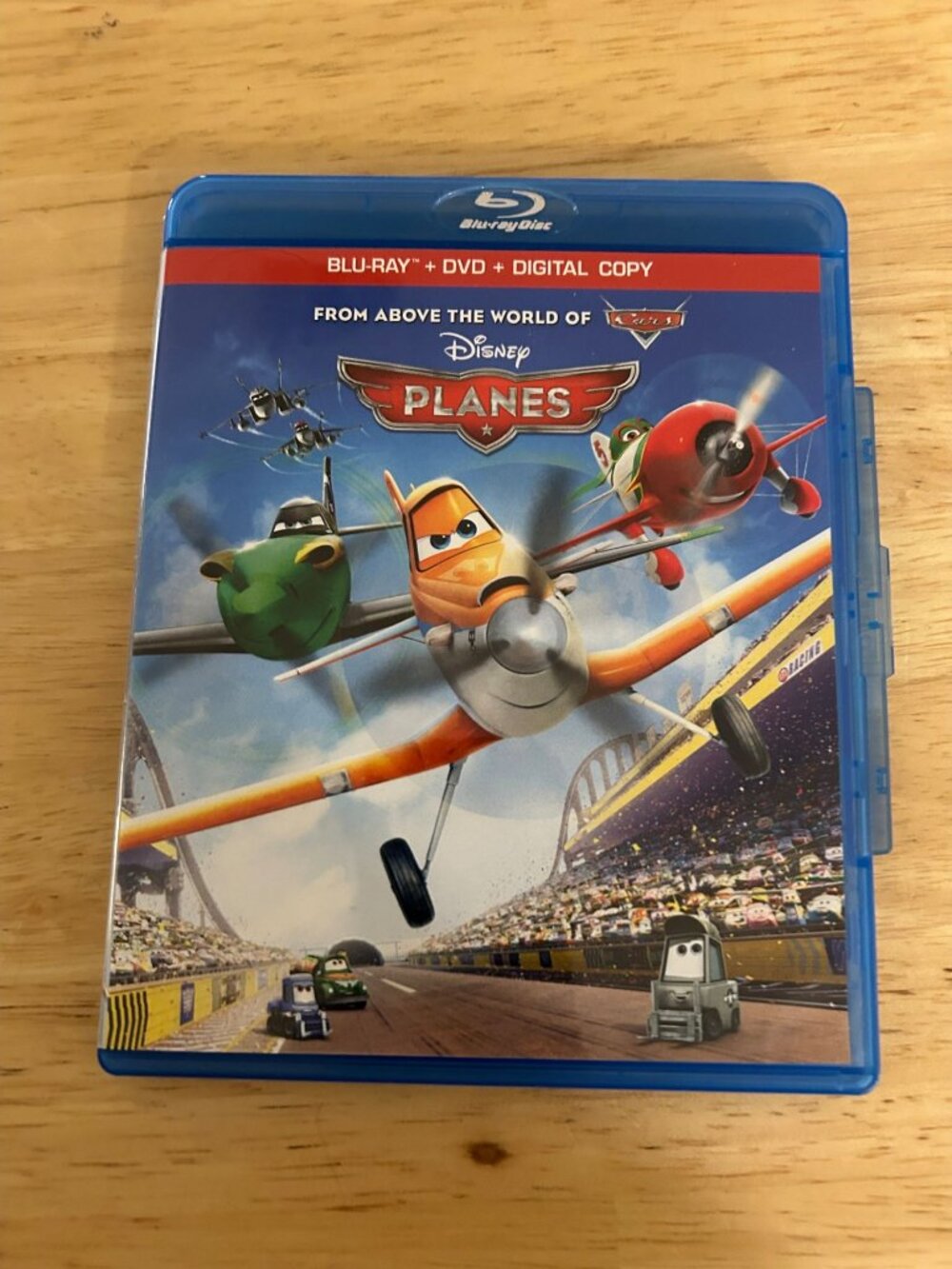 Disney Planes 2013 Blu-Ray + DVD + Digital Copy Animated Dusty Crophopper Pre-Ow
